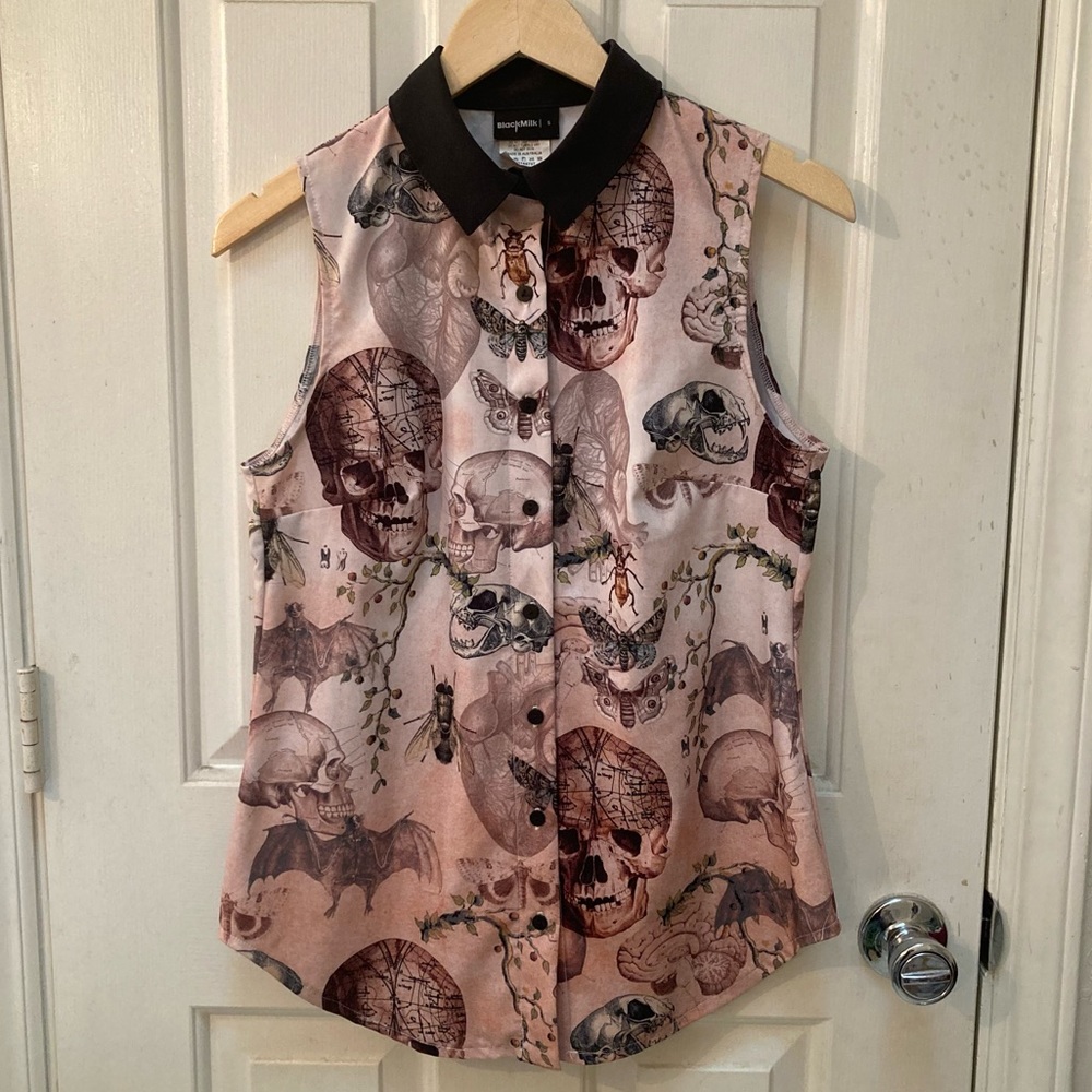 Black Milk Clothing Natural History Business Time Shirt (limited) - size small S